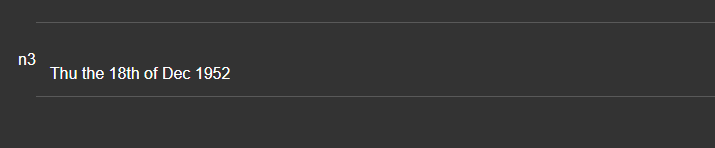 A field showing a formatted value when it does not have focus.